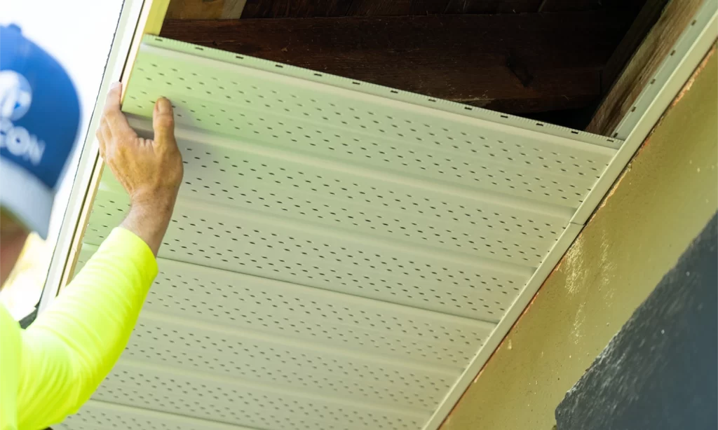 Working On a Soffit